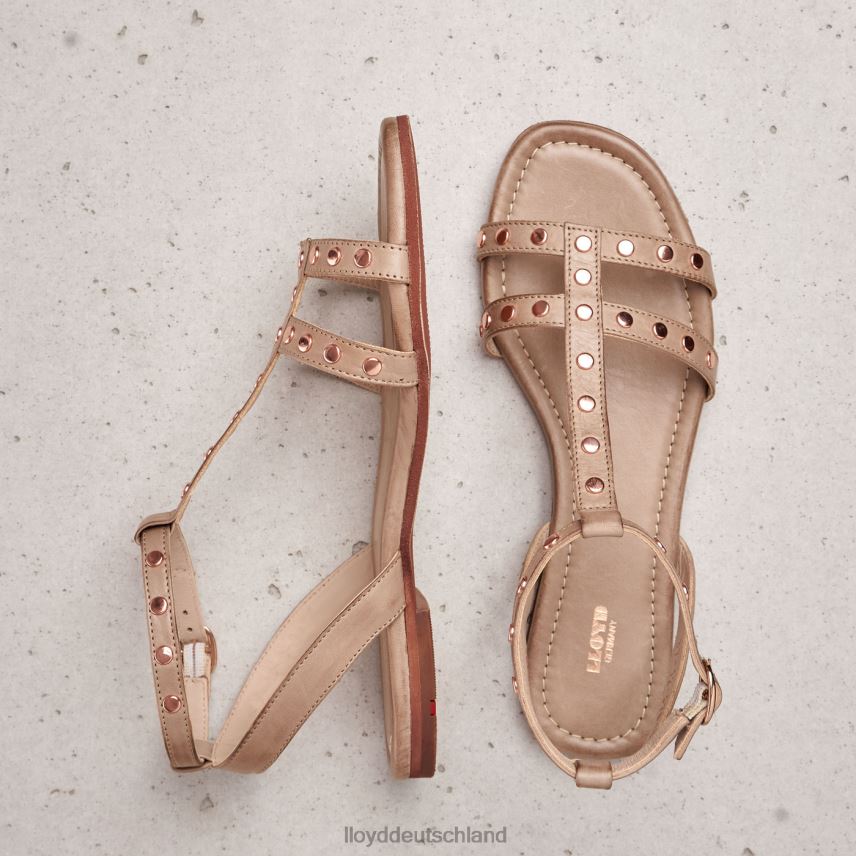 Schuhe LLOYD Ledersandale Beige Frauen PV6Z01238