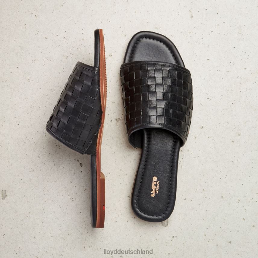 Schuhe LLOYD Ledersandale Schwarz Frauen PV6Z01230