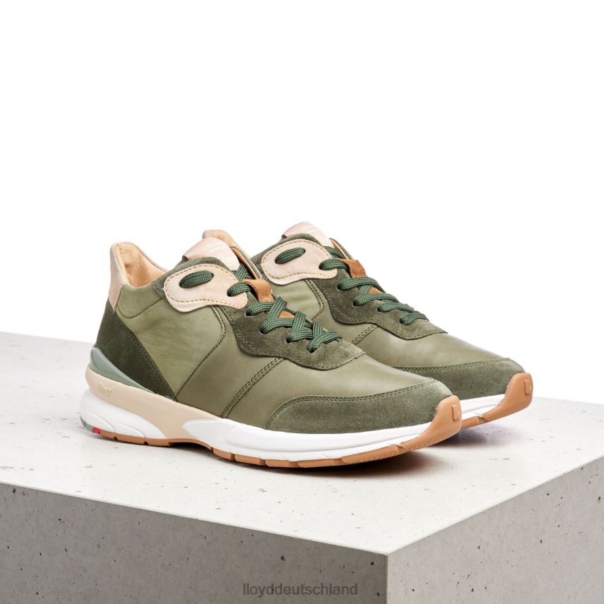 Schuhe LLOYD Low-Top-Sneaker aus Leder Grün Frauen PV6Z0767