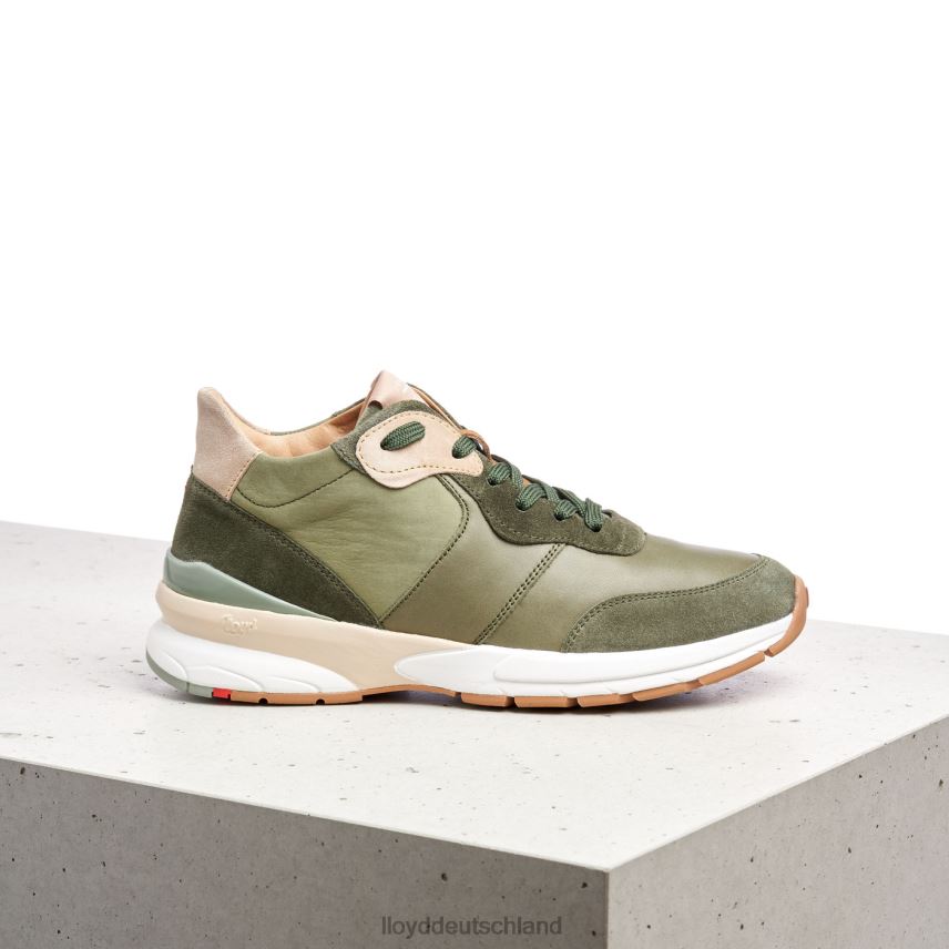 Schuhe LLOYD Low-Top-Sneaker aus Leder Grün Frauen PV6Z0767