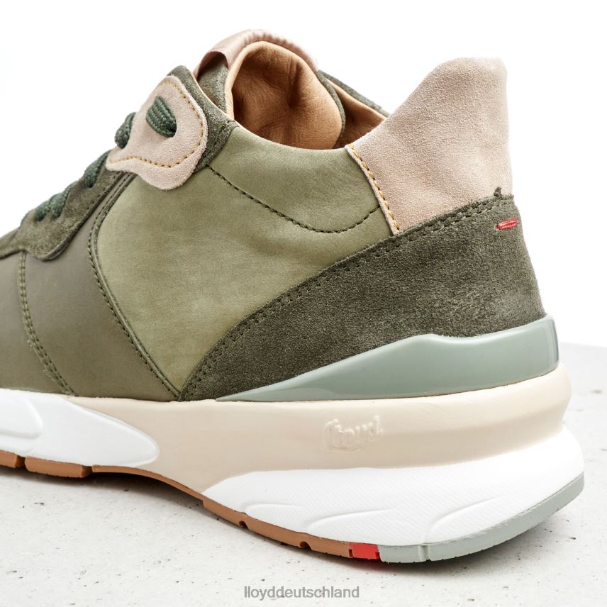 Schuhe LLOYD Low-Top-Sneaker aus Leder Grün Frauen PV6Z0767