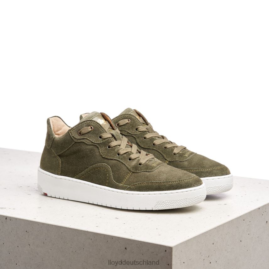 Schuhe LLOYD Low-Top-Sneaker aus Leder Grün Frauen PV6Z0768