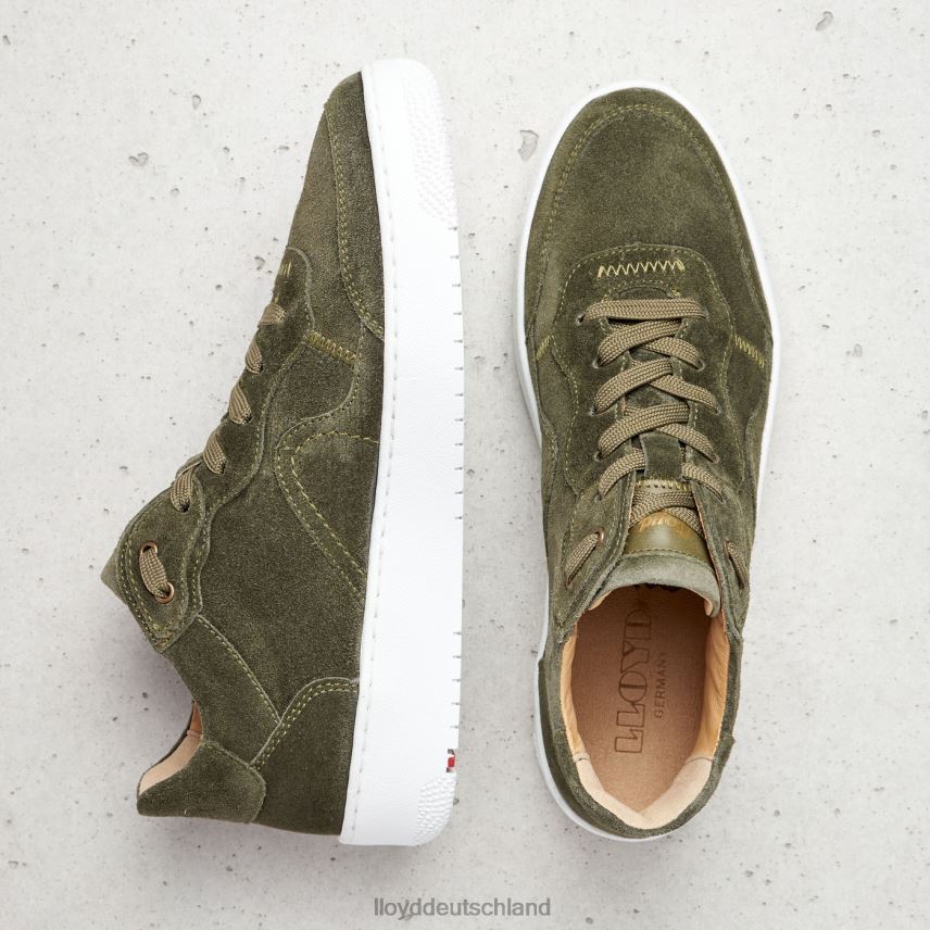 Schuhe LLOYD Low-Top-Sneaker aus Leder Grün Frauen PV6Z0768