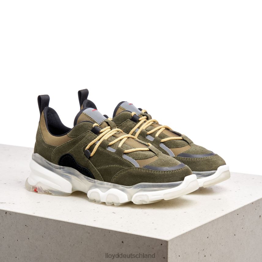 Schuhe LLOYD Low-Top-Sneaker aus Leder Grün Frauen PV6Z0780