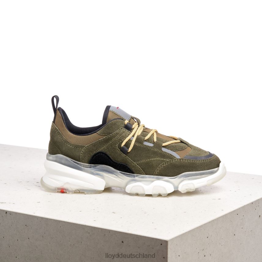 Schuhe LLOYD Low-Top-Sneaker aus Leder Grün Frauen PV6Z0780