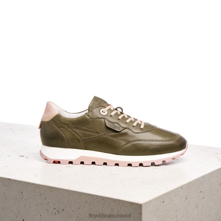 Schuhe LLOYD Low-Top-Sneaker aus Leder Grün Frauen PV6Z0801