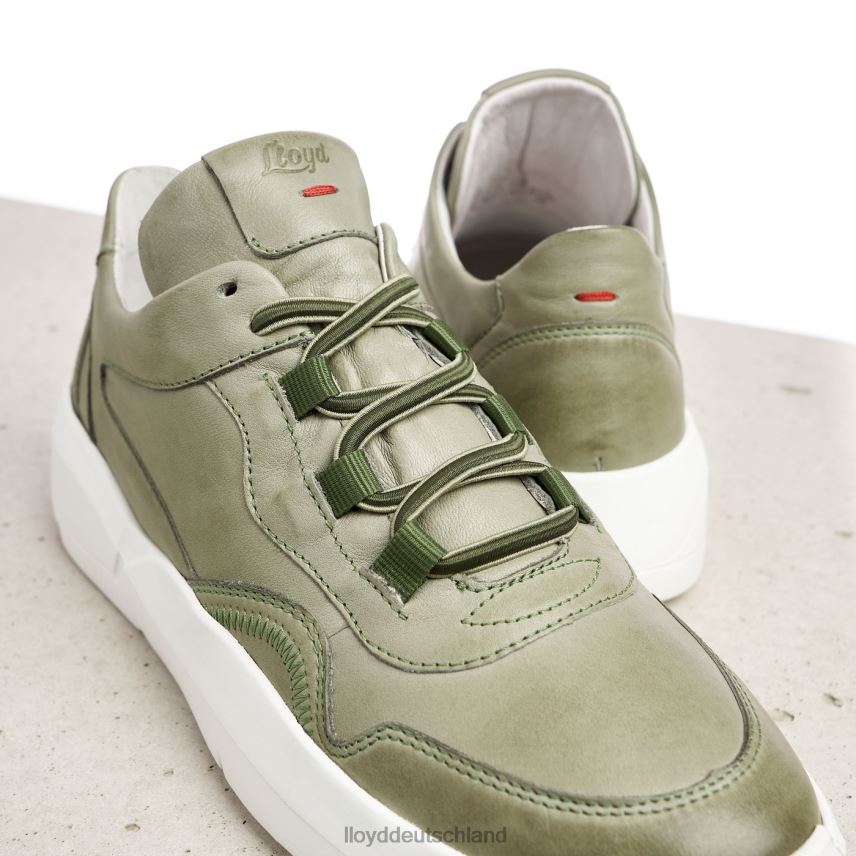 Schuhe LLOYD Low-Top-Sneaker aus Leder Grün Frauen PV6Z0830