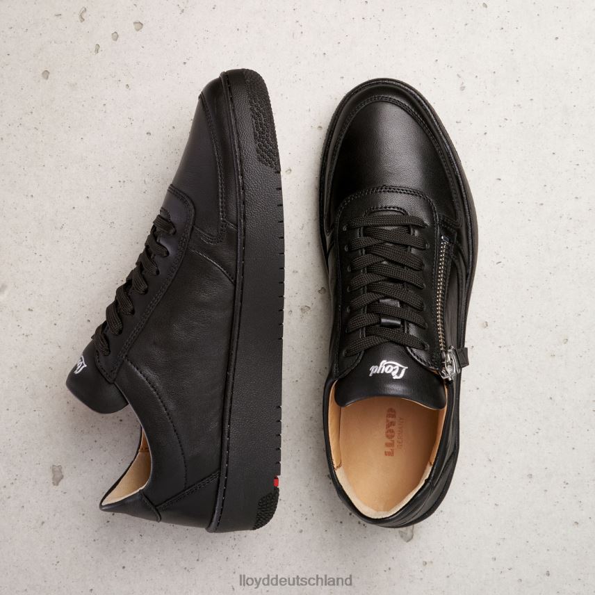 Schuhe LLOYD Low-Top-Sneaker aus Leder Schwarz Frauen PV6Z0823