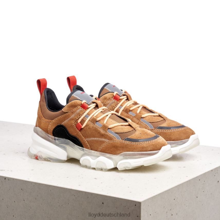 Schuhe LLOYD Low-Top-Sneaker aus Leder braun Frauen PV6Z0787