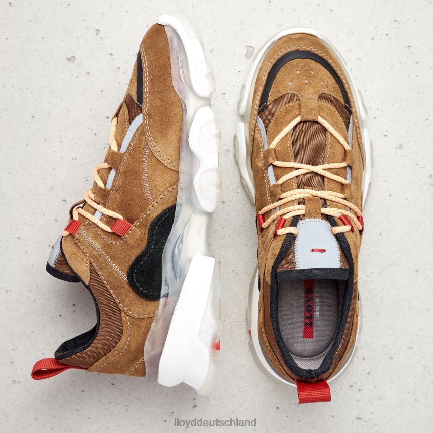 Schuhe LLOYD Low-Top-Sneaker aus Leder braun Frauen PV6Z0787