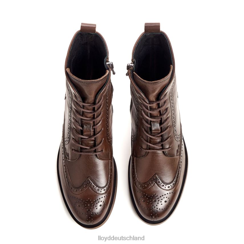Schuhe LLOYD Modische Stiefeletten aus Glattleder braun Frauen PV6Z0877