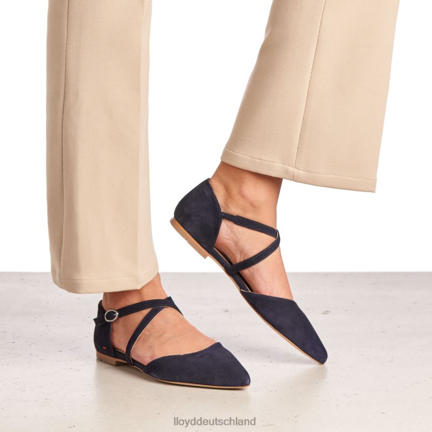 Schuhe LLOYD Sandale aus Wildleder Blau Frauen PV6Z01161