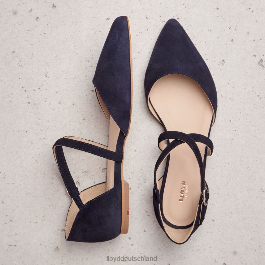 Schuhe LLOYD Sandale aus Wildleder Blau Frauen PV6Z01161