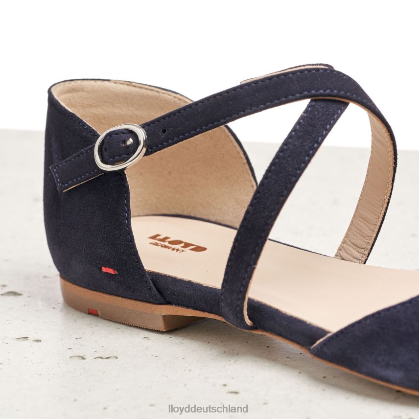 Schuhe LLOYD Sandale aus Wildleder Blau Frauen PV6Z01161