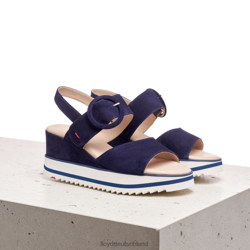 Schuhe LLOYD Sandale aus Wildleder Blau Frauen PV6Z01215