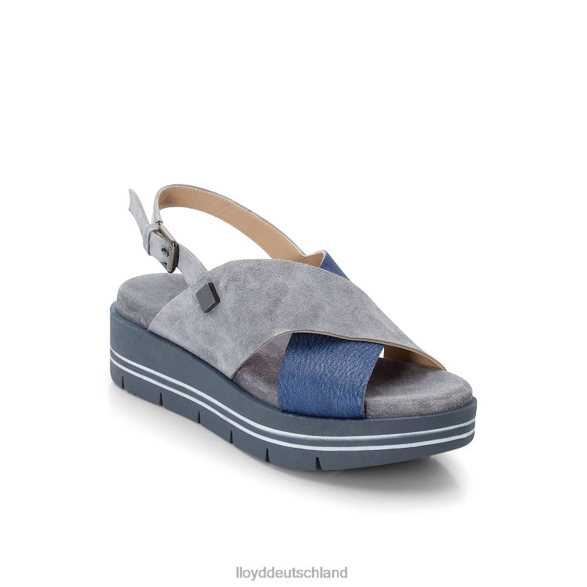 Schuhe LLOYD Sandale aus Wildleder Blau Frauen PV6Z01251