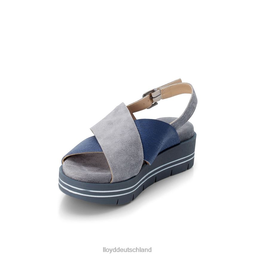 Schuhe LLOYD Sandale aus Wildleder Blau Frauen PV6Z01251