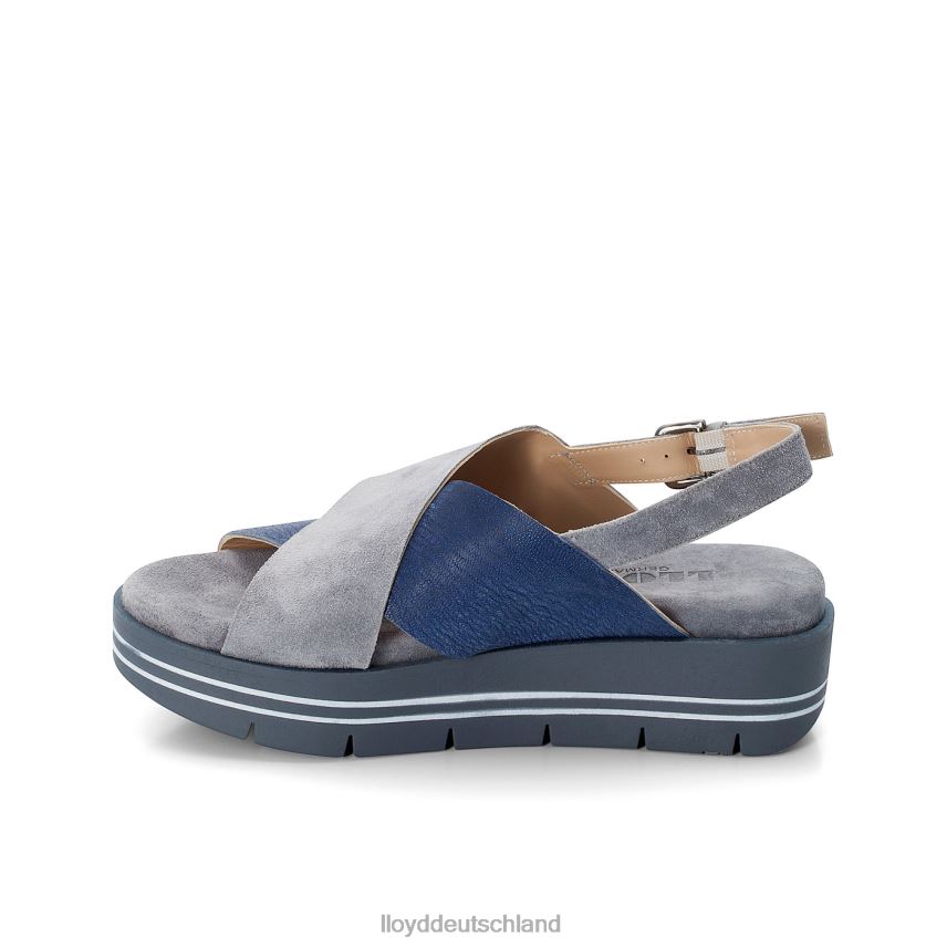 Schuhe LLOYD Sandale aus Wildleder Blau Frauen PV6Z01251