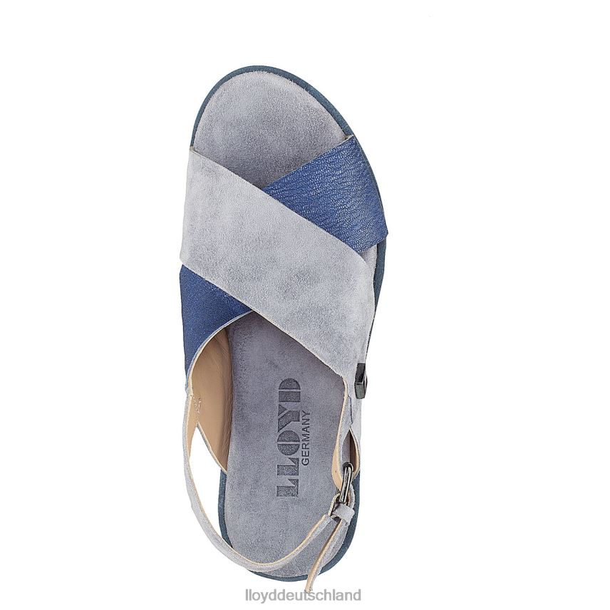 Schuhe LLOYD Sandale aus Wildleder Blau Frauen PV6Z01251