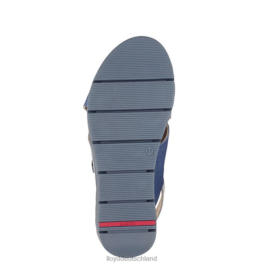 Schuhe LLOYD Sandale aus Wildleder Blau Frauen PV6Z01251