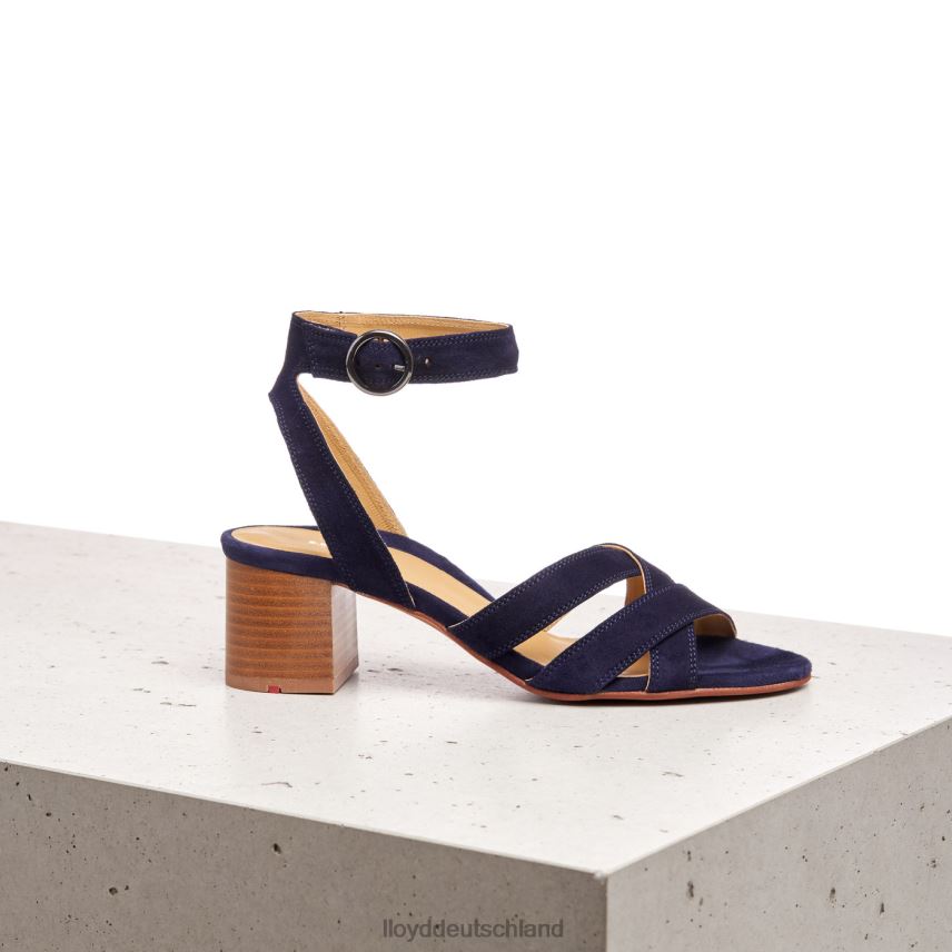 Schuhe LLOYD Sandale mit Wildlederoberfläche Blau Frauen PV6Z01159