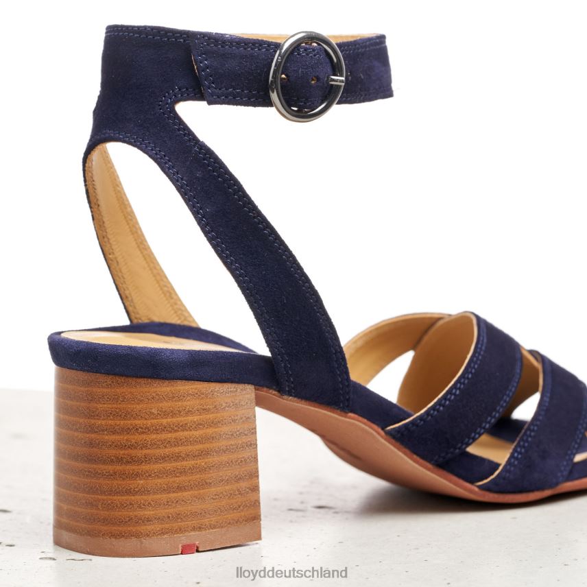 Schuhe LLOYD Sandale mit Wildlederoberfläche Blau Frauen PV6Z01159