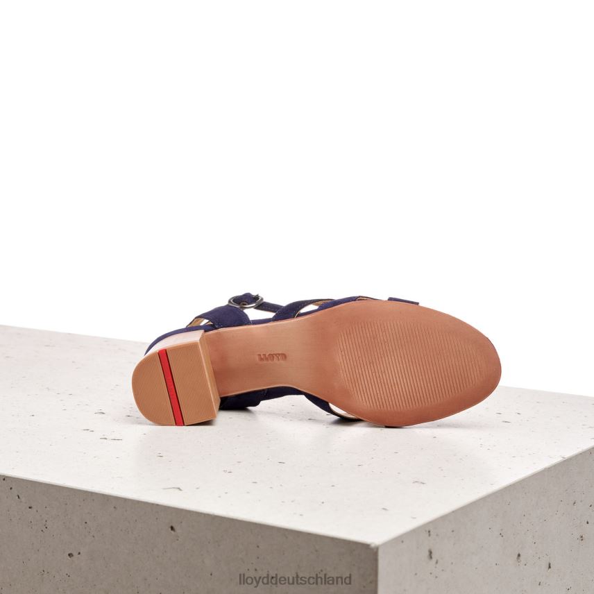Schuhe LLOYD Sandale mit Wildlederoberfläche Blau Frauen PV6Z01159