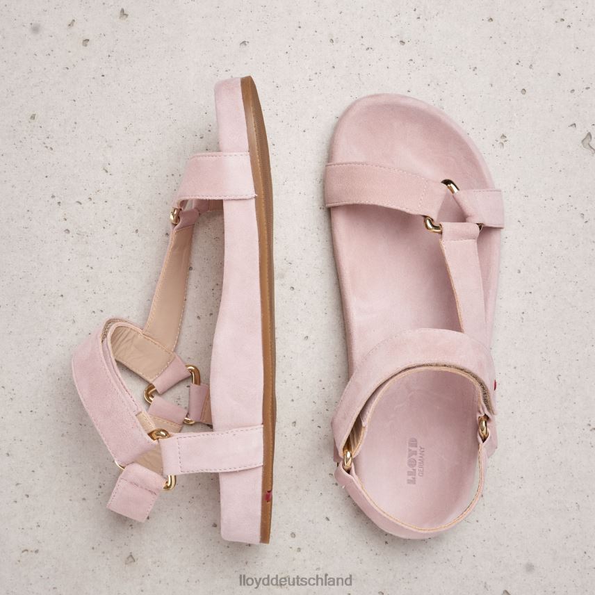 Schuhe LLOYD Sandale mit Wildlederoberfläche Rosa Frauen PV6Z01236