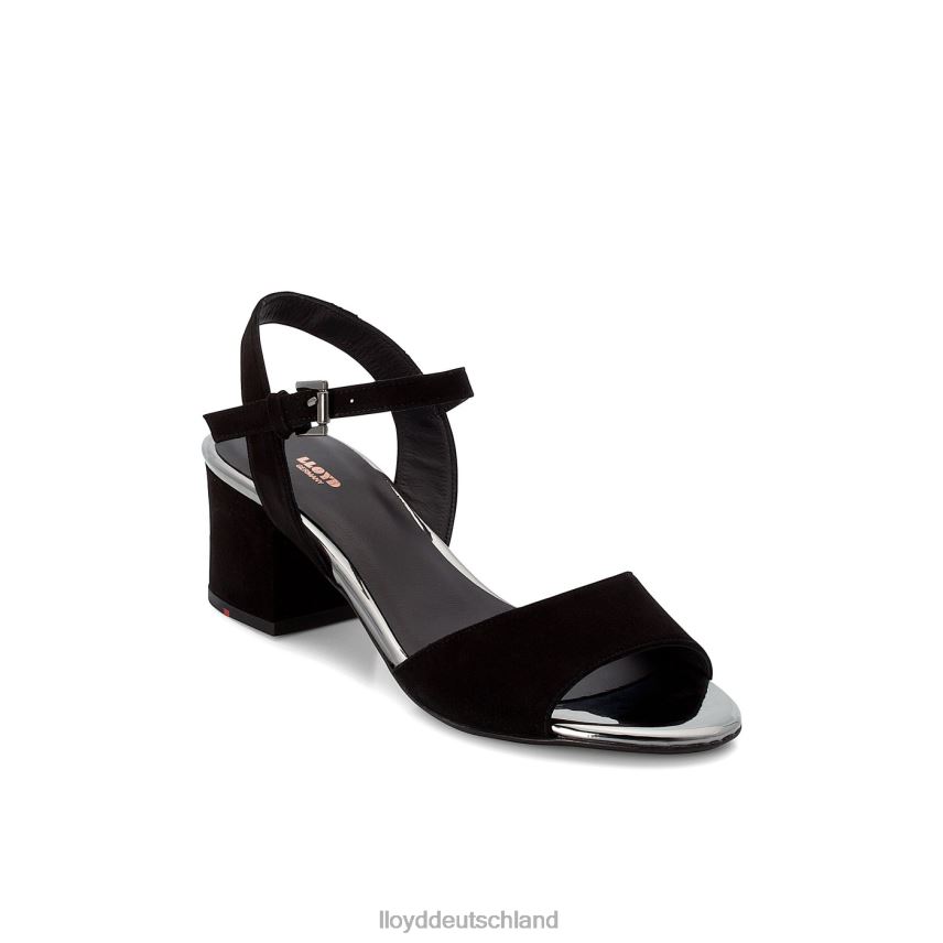 Schuhe LLOYD Sandale mit Wildlederoberfläche Schwarz Frauen PV6Z01173