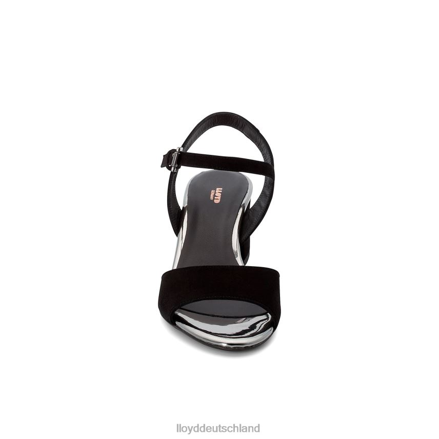 Schuhe LLOYD Sandale mit Wildlederoberfläche Schwarz Frauen PV6Z01173