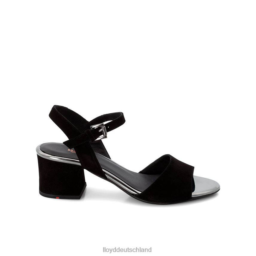 Schuhe LLOYD Sandale mit Wildlederoberfläche Schwarz Frauen PV6Z01173