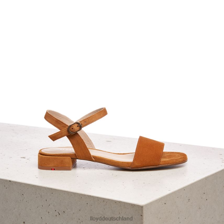 Schuhe LLOYD Sandale mit Wildlederoberfläche braun Frauen PV6Z01158