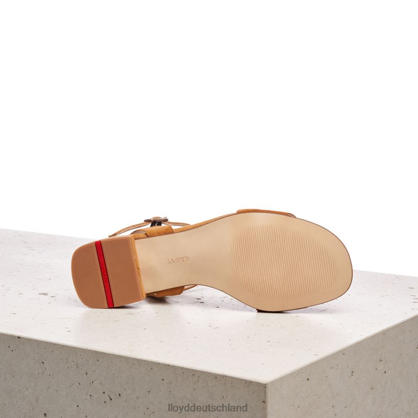 Schuhe LLOYD Sandale mit Wildlederoberfläche braun Frauen PV6Z01158