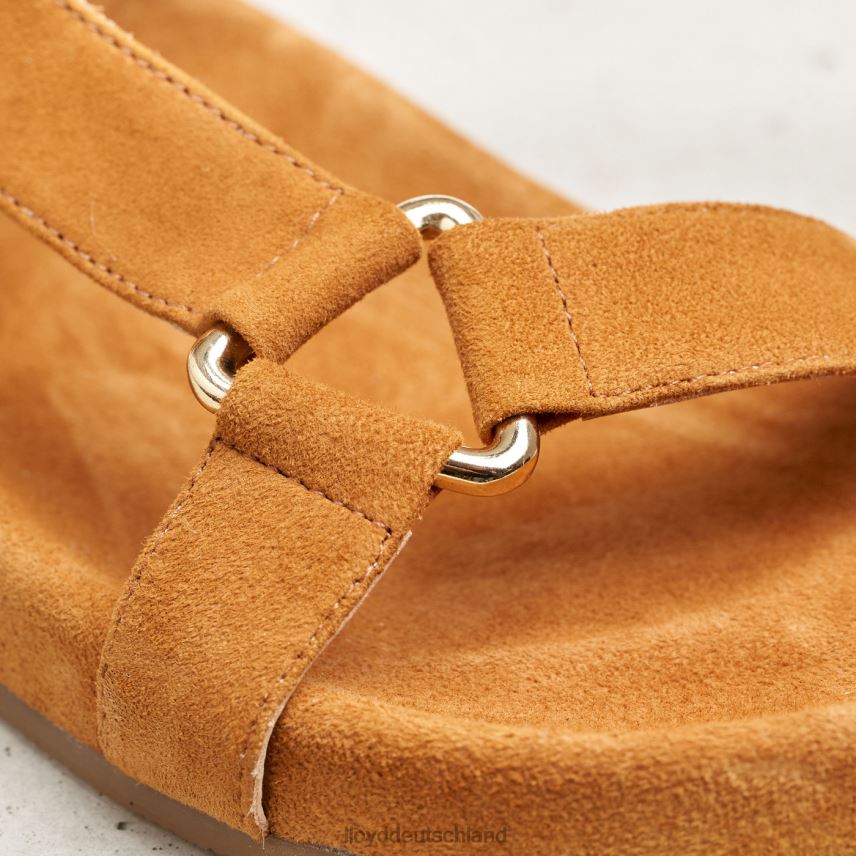 Schuhe LLOYD Sandale mit Wildlederoberfläche braun Frauen PV6Z01228