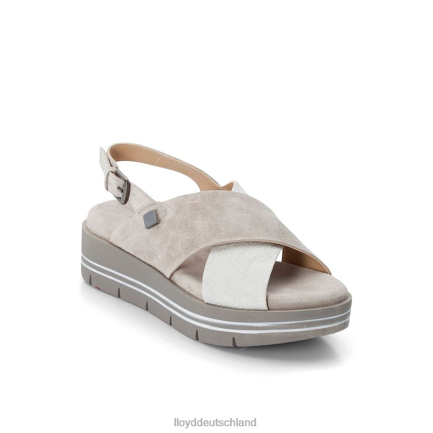 Schuhe LLOYD Sandale mit Wildlederoberfläche grau Frauen PV6Z01252