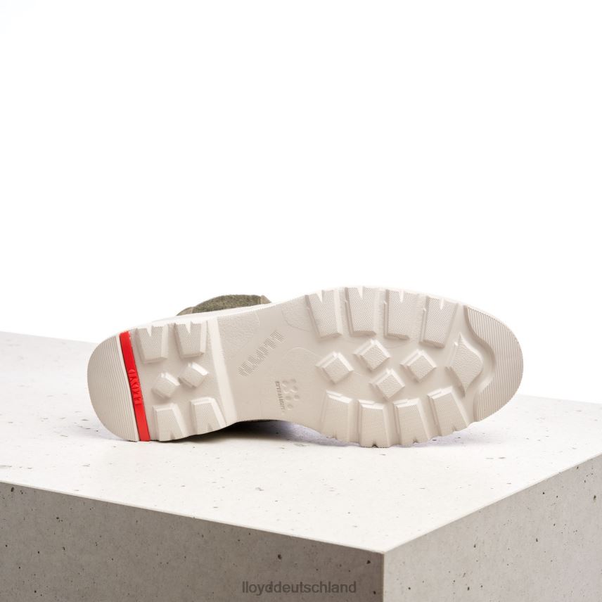 Schuhe LLOYD Schlupfstiefeletten aus grobem Leder Grün Frauen PV6Z0926