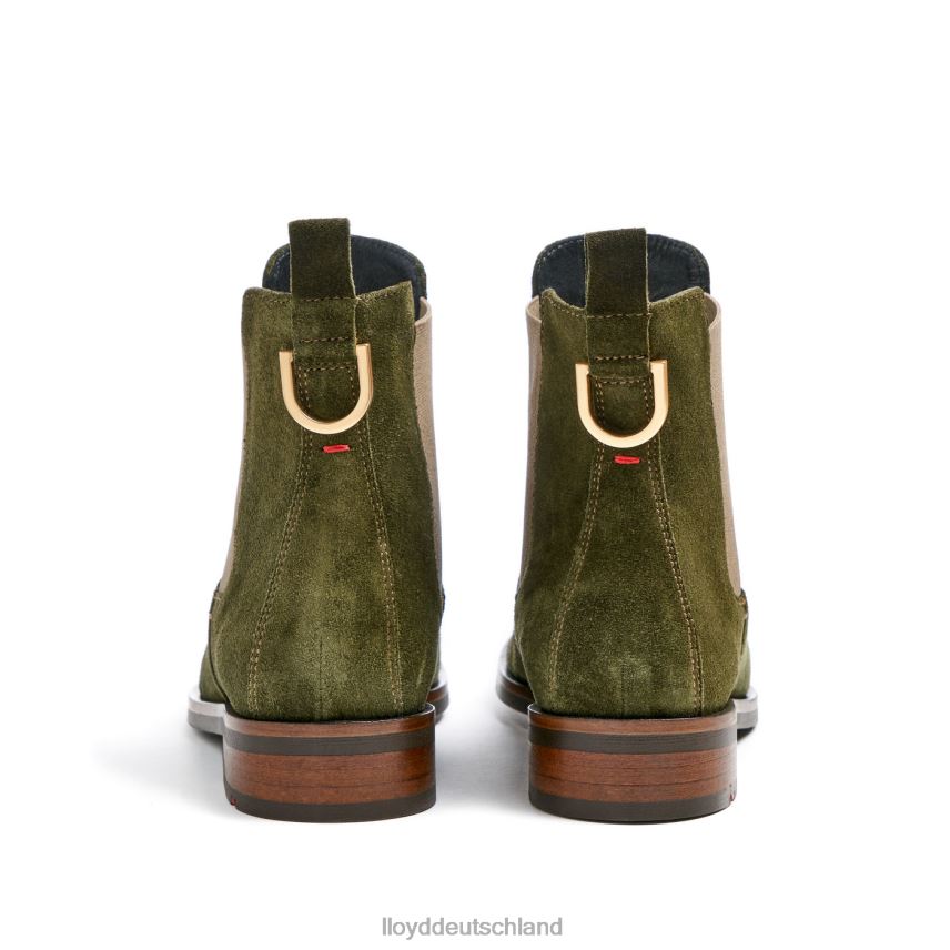 Schuhe LLOYD Schlupfstiefeletten aus grobem Leder Grün Frauen PV6Z0935