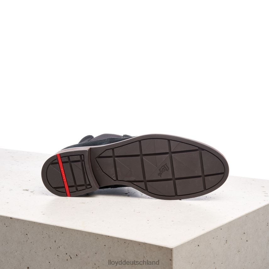 Schuhe LLOYD Schlupfstiefeletten aus grobem Leder Schwarz Frauen PV6Z0975