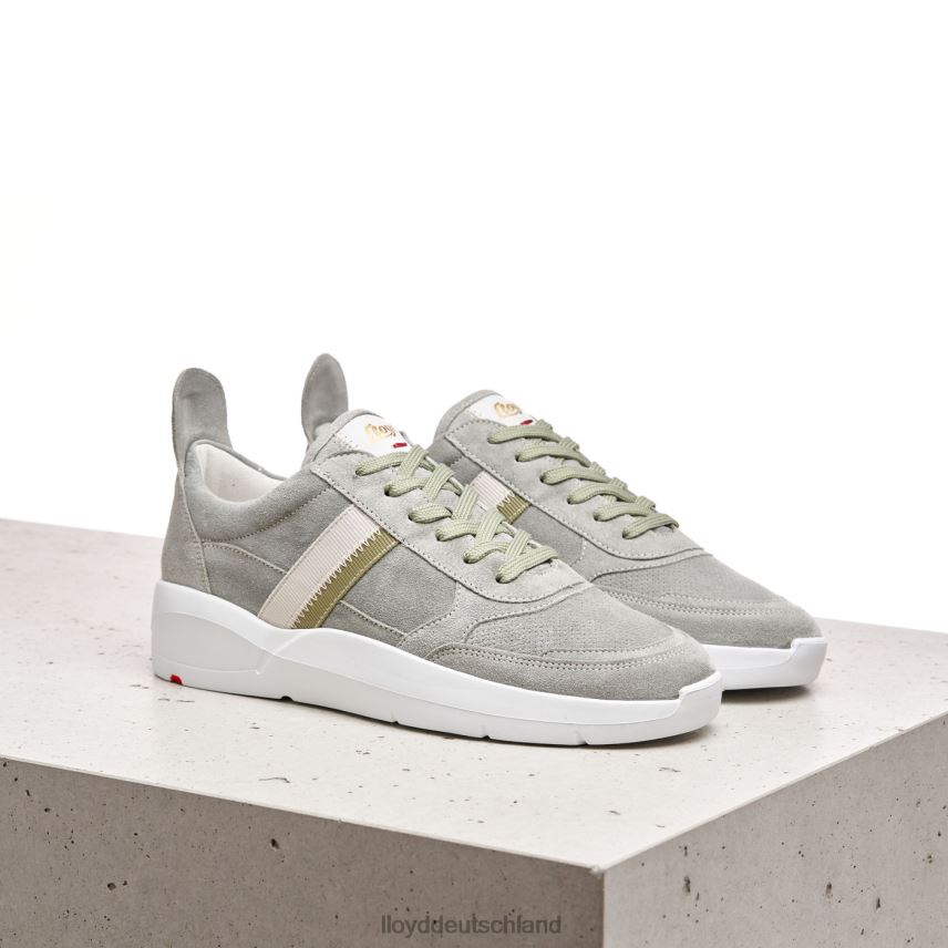 Schuhe LLOYD Schmale glatte Ledersneaker Grün Frauen PV6Z0809