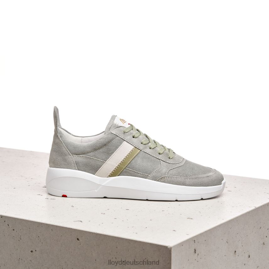 Schuhe LLOYD Schmale glatte Ledersneaker Grün Frauen PV6Z0809