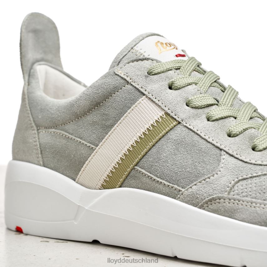 Schuhe LLOYD Schmale glatte Ledersneaker Grün Frauen PV6Z0809