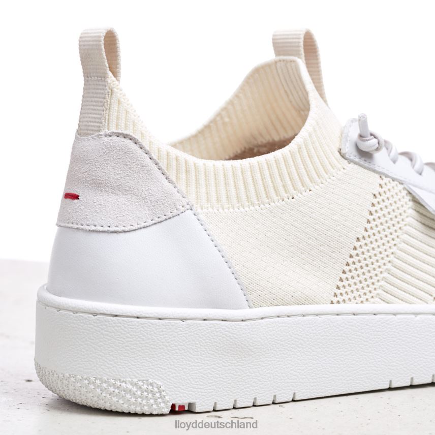 Schuhe LLOYD Schmale glatte Ledersneaker Weiß Frauen PV6Z0806