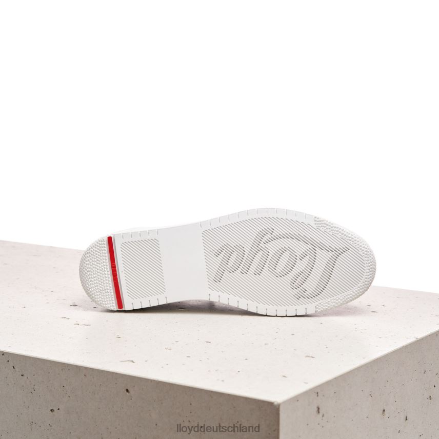 Schuhe LLOYD Schmale glatte Ledersneaker Weiß Frauen PV6Z0806