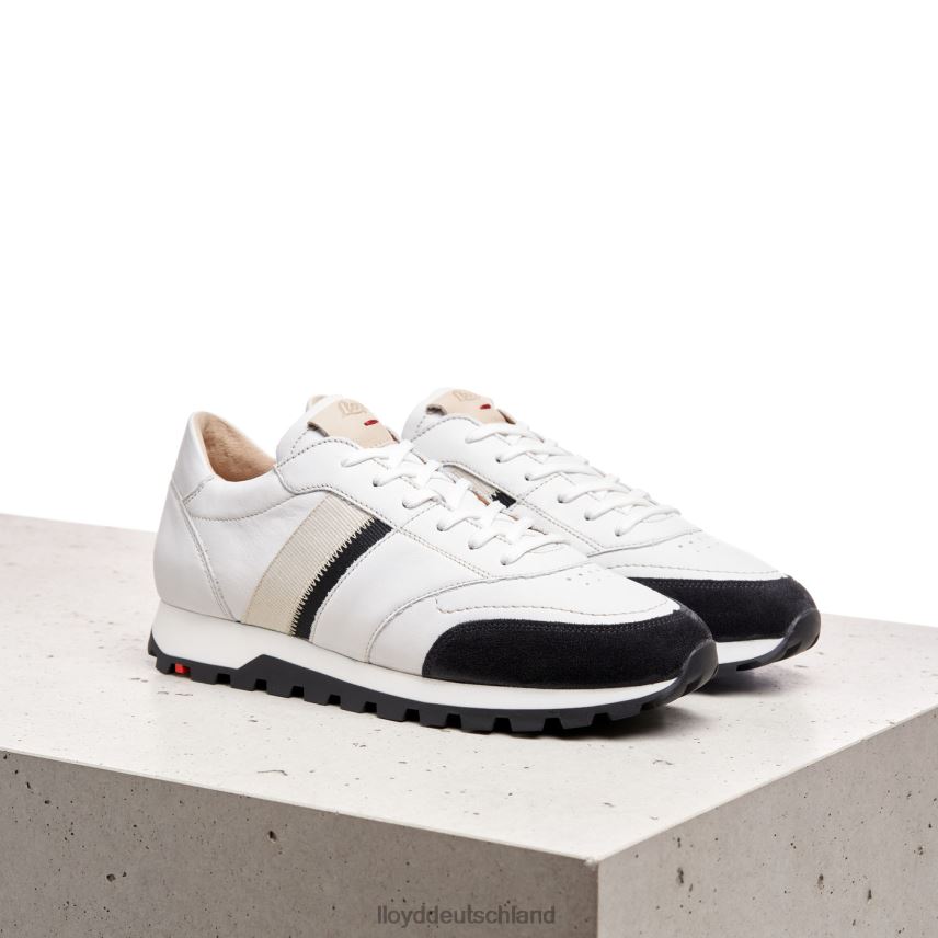 Schuhe LLOYD Schmale glatte Ledersneaker Weiß Frauen PV6Z0828