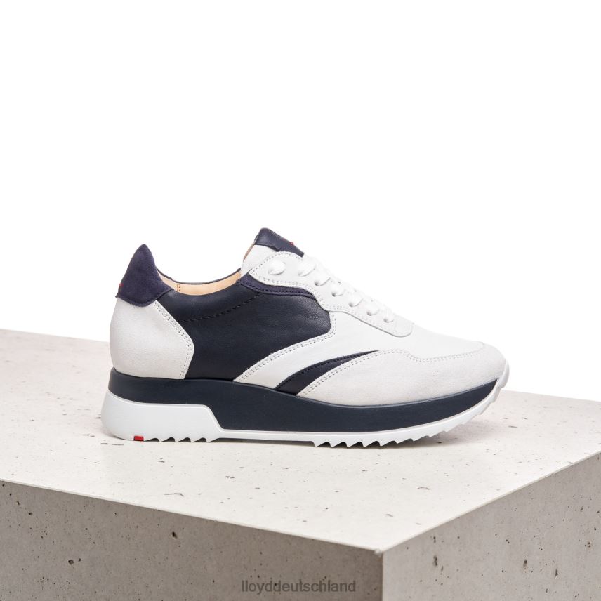 Schuhe LLOYD Schmale glatte Ledersneaker Weiß Frauen PV6Z0870