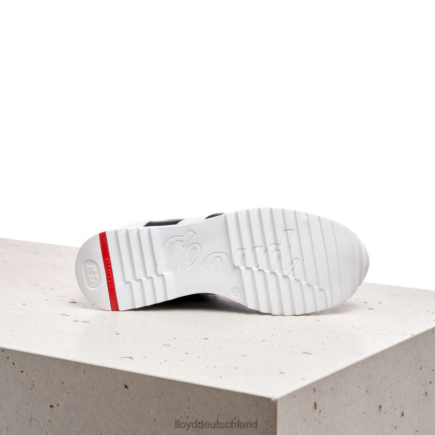 Schuhe LLOYD Schmale glatte Ledersneaker Weiß Frauen PV6Z0870