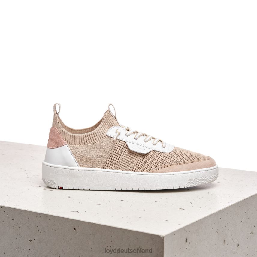 Schuhe LLOYD Schmale glatte Ledersneaker kombiniert Frauen PV6Z0783