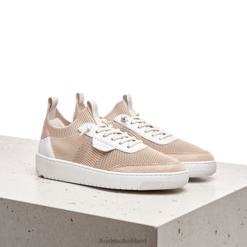 Schuhe LLOYD Schmale glatte Ledersneaker kombiniert Frauen PV6Z0783