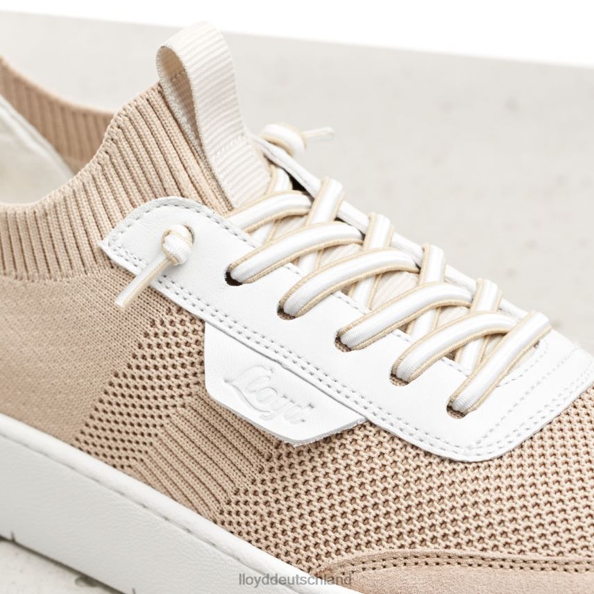 Schuhe LLOYD Schmale glatte Ledersneaker kombiniert Frauen PV6Z0783