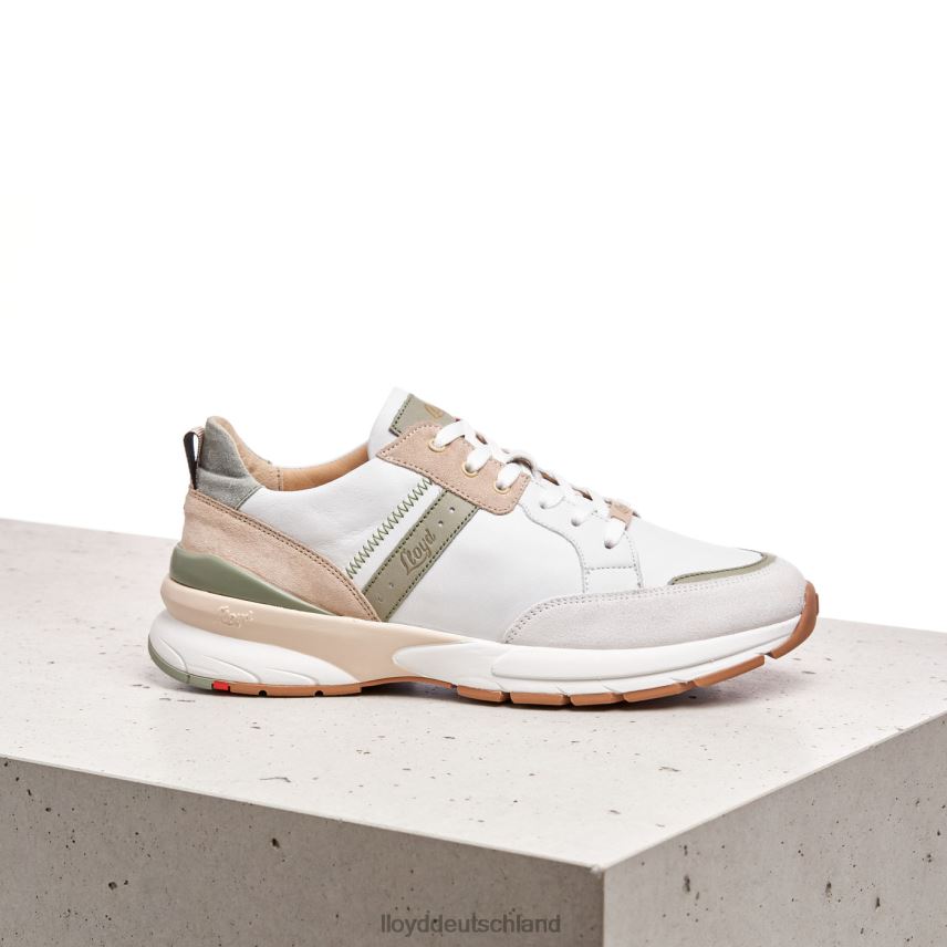 Schuhe LLOYD Schmale glatte Ledersneaker kombiniert Frauen PV6Z0840